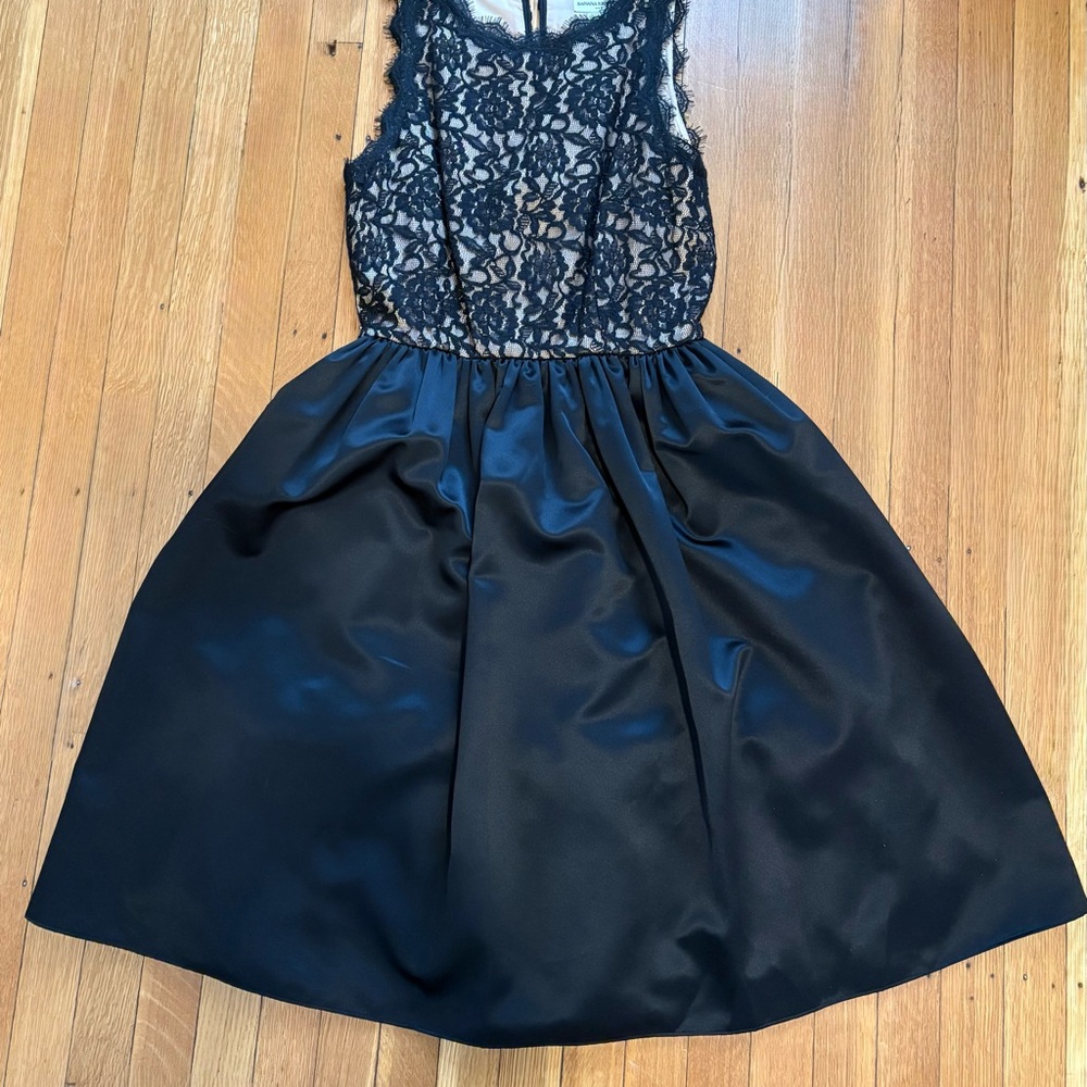 Banana Republic Black Lace Dress Size 2